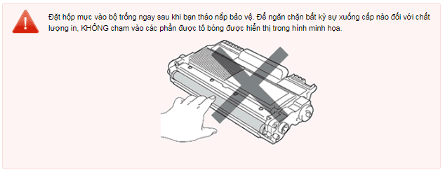 Lưu ý khi thay mực máy in Brother MFC 7360