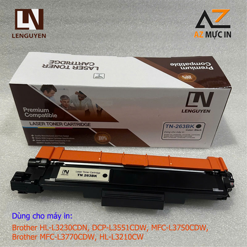 HỘp mực Brother TN 263BK LN