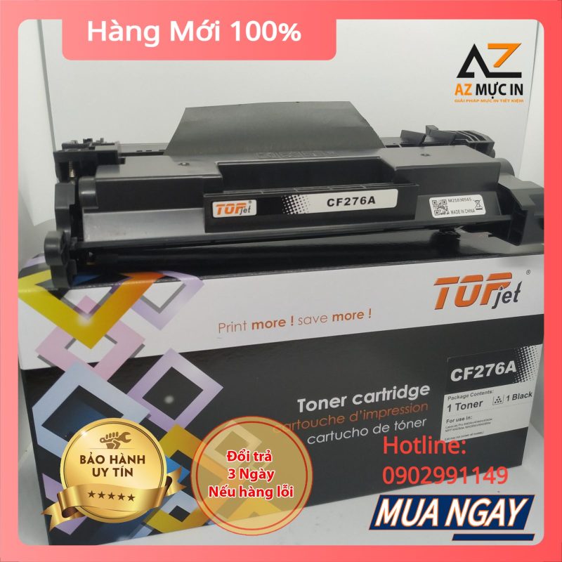 HỘP MỰC 76A không chíp