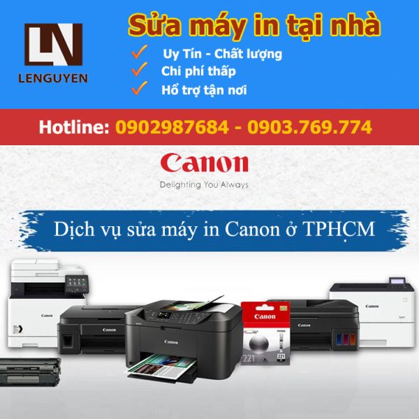 Sửa máy in canon tại nhà