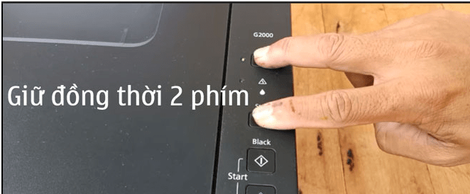 Cách Reset Canon G1010- G2010- G3010 Báo Lỗi 5B00