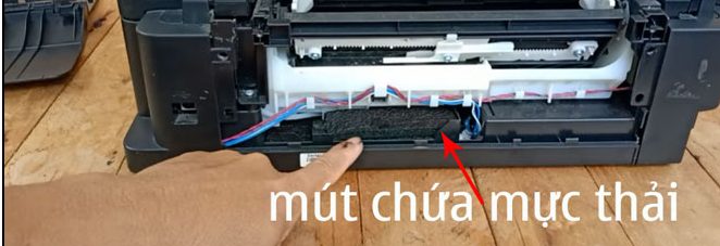 Xử lý mút thấm mực thải canon G1010