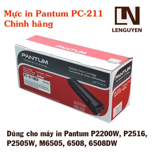 Hộp mực in Pantum PC-211 chính hãng